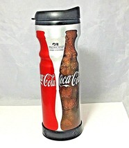 Coca Cola Princess  8&quot; silver red brown metal Tumbler - $6.92