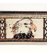 Bald Eagle Vintage Metal Keychain Pendant Charm Vintage 2.25 x 1&quot; - $27.15 CAD