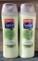 Lot of 2 Suave Essentials Juicy Green Apple Revitalizing Conditioner 15 oz - £9.91 GBP