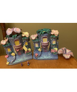 Lot 2 Trendmasters Star Castle Flower Garden Polly Pocket Doll Worm Cate... - £31.45 GBP