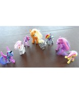 My Little Pony LOT of 8 Applejack Lucky Clover Luna Light Heart Twilight... - $14.00