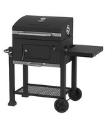 Charcoal Grill Heavy Duty 24-Inch Black BBQ Barbecue Outdoor Cooking Gri... - £109.46 GBP