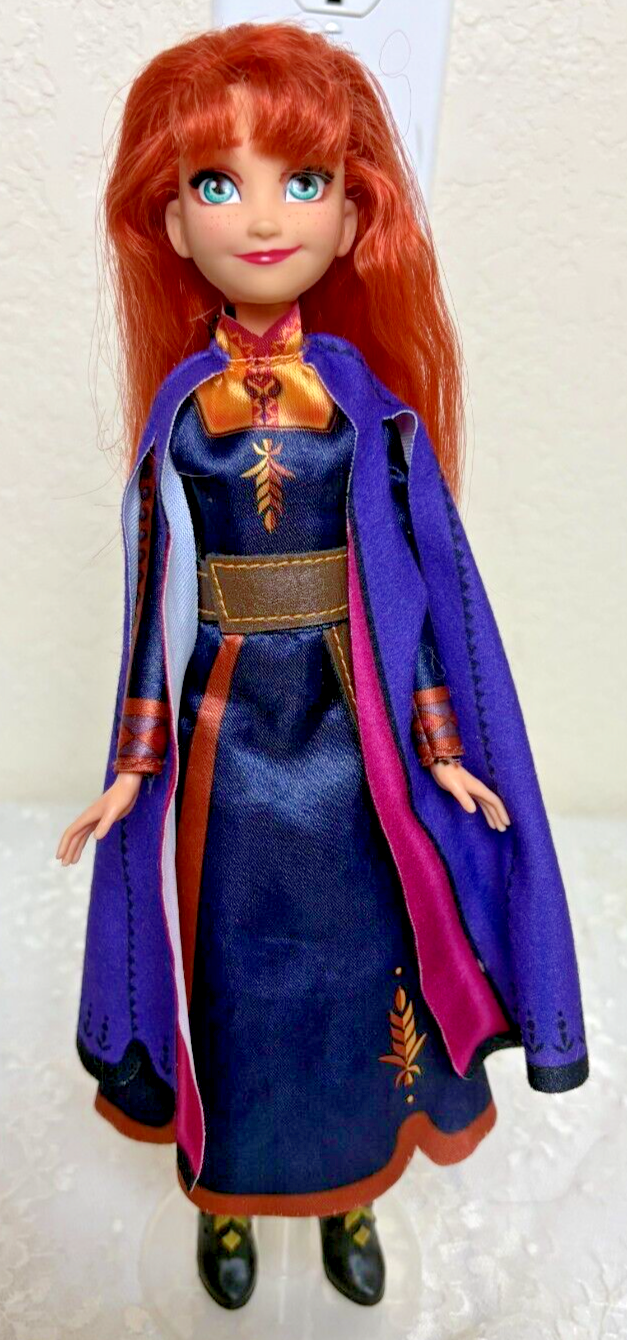 2016 Disney Frozen II Singing Ana Doll Articulated Knees Hasbro No Sound - $12.29
