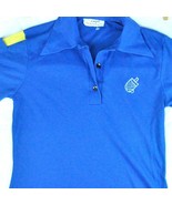 Ping Pong Vtg Ladies M Polo Shirt Medium Blue Sample Taiwan Sewn Logo Pa... - £21.71 GBP