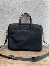 Michael Kors Black Slim Laptop Bag Crossbody Shoulder Strap Careerwear KG - $49.49