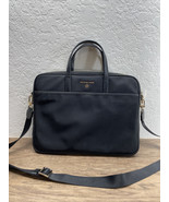 Michael Kors Black Slim Laptop Bag Crossbody Shoulder Strap Careerwear KG - $940.64 MXN