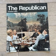 The Republican october 1970 Nixon Family At Dinner on Cover - £23.26 GBP