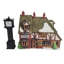 Lot 2 Department 56 Dickens Nicholas Nickleby Cottage #5925-0 &amp; Town Clock 52591 - £27.59 GBP