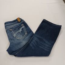Maurices RN#51783 Women’s Blue Cropped Denim Jeans Size 9/10 (30×23) image 2