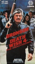 VHS - Death Wish 4: The Crackdown (1987) *Charles Bronson / Dana Barron* - £6.24 GBP