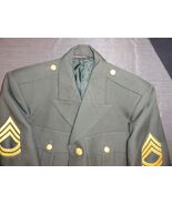 PATRIOT SERGE AG-489 CLASS A DRESS GREEN ARMY UNIFORM JACKET COAT 36R - $39.59