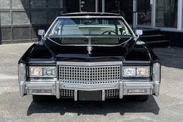 1977 Cadillac Eldorado front black | 24x36 inch POSTER | classic - £17.63 GBP