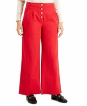 MSRP $80 Charter Club Wide-Leg Pants Ravishing Red Size 16 - £14.73 GBP