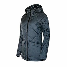 Columbia Crescent Cliff Jacket Down Hooded in Blue Grey $180, XS, NWT! - £62.29 GBP