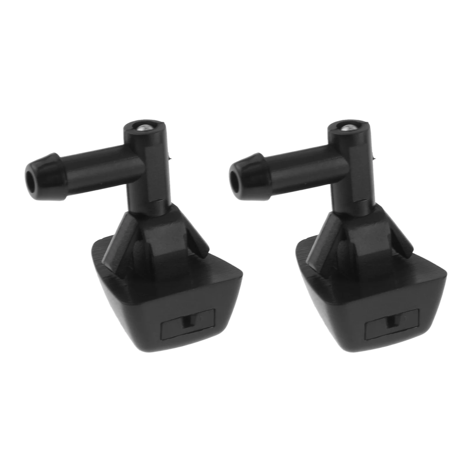 2Pcs Black Plastic Car Windshield Wiper Water Spray Jet Washer Nozzles for Vol - £10.28 GBP