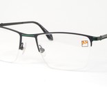 XL By C-Zone V2509 80 Nero Opaco / Verde Occhiali Telaio Czone Moffole 5... - $117.49