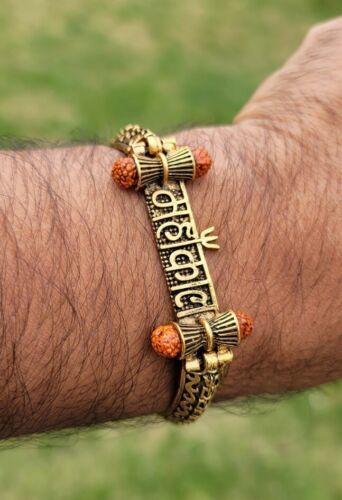 Mahakal Shiv bracelet kara Hindu Good Luck Kada Evil Eye Protection bangle CC18