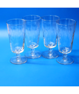 Vintage LIBBEY 6.5&quot; Crystal Iced Tea Glass ROCK SHARPE 3006-5 - EUC Set ... - $51.09 CAD