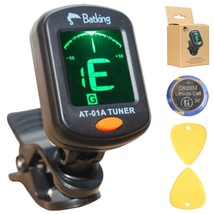 Batking Guitar Tuner Rotatable Clip-on Tuner LCD Display for Ukulele ((AT-01A) - £7.95 GBP