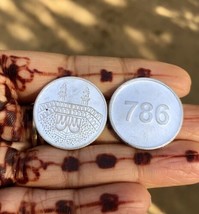 999 Pure Silver 786 Coin Mecca Mosque Allah Silver Coin 5 Gram, 1 Pc, 25mm dia - £17.32 GBP