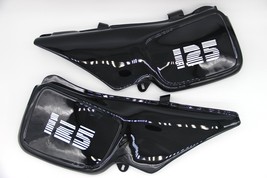 fits Suzuki Ts125 Er  Side Cover Panels Set Black LH RH - $64.01