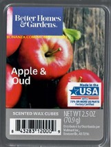 Apple Oud Better Homes and Gardens Scented Wax Cubes Tarts Melts - £3.14 GBP