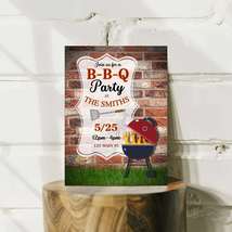 Personalized BBQ Party Invitation - $9.99