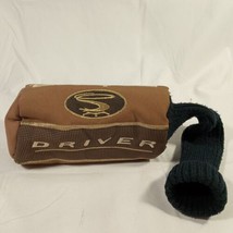 Cobra Driver Golf Club Head Cover , Brown, Gold, Black w/Logo Wood Hybri... - £11.90 GBP