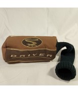 Cobra Driver Golf Club Head Cover , Brown, Gold, Black w/Logo Wood Hybri... - £11.93 GBP