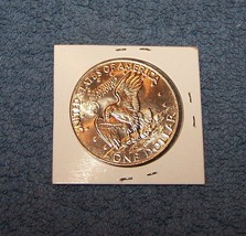 1974 Eisenhower Ike One Dollar Metal Coin-Eagle Landing Back-Lot 5 - £10.89 GBP