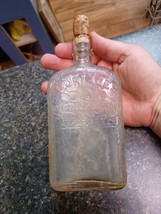 Four Aces American Rye Whiskey Prohibition Era Embossed Liquor Bottle St... - $467.49 MXN