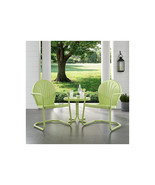 Crosley 3 Piece Griffith Metal Outdoor Conversation Seating Set - Key Lime - $7,003.25 MXN