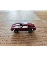 Vintage Tootsietoy Chevy Corvette Sting Ray Metal Toy Car, Purple/Red - $13.66 CAD