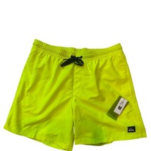 Quiksilver Men Or Everyday Volley 17&quot; Boars Shorts Swim Trunk Neon Yello... - $22.28