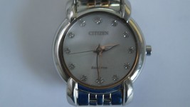 Citizen Eco Drive E031-S115990 Diamonds Women&#39;s Wristwatch - Very Rare - £91.80 GBP