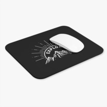 Explore Mountain Range Mouse Pad - White and Gray Minimalist Desk Accessory for  - £10.70 GBP