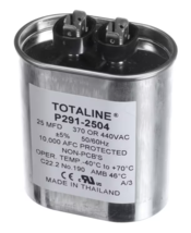 Carrier HVAC P291-2504 Capacitor, Run, 440 Volt, 50/60HZ, 25uF, Oval - $1,257.86 MXN