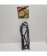 6 Foot Genuine Leather Whip Costume Accessory Cosplay Halloween - $20.21 CAD