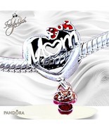 PANDORA DISNEY MINNIE MOUSE MOM HEART CHARM #7781142C01 US SELLER  - $44.55