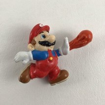 Nintendo Super Mario Bros Mario PVC 2&quot; Figure Fireball Vintage 1989 Appl... - $19.75