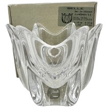 Orrefors Sweden Belle Tulip Bowl 4540/11 Lead Crystal 4x4.5in Original Box - £38.77 GBP