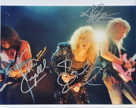 Whitesnake Signed Photo X3 - David Coverdale, Vivian Campbell, Adrian Vandenber - £143.08 GBP