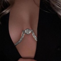 Sexy Bra Chain Jewellry For Women Decoration Rhinestone Upscale Body Fas... - £27.40 GBP