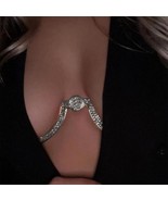 Sexy Bra Chain Jewellry For Women Decoration Rhinestone Upscale Body Fas... - £12.76 GBP