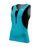 TYR SCFLP6A Womens Competitor Loose Singlet With Bra, Black/Turquoise/Pu... - €23,99 EUR