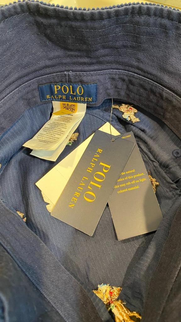 NWT Men's Women's Ralph Lauren Polo Players Blue Corduroy Bucket Hat S/M/L/XL Item image 5