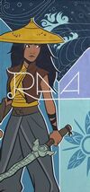 Raya &amp; the Last Dragon Cotton Beach Towel Measures 28" x 58" - $16.78