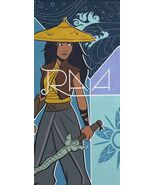 Raya &amp; the Last Dragon Cotton Beach Towel Measures 28" x 58" - $16.78