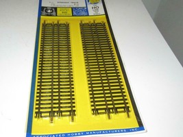 Ho TRAINS- Vintage Ahm 25404:119- 4 Sections Brass Straight Track NEW- S31S - £7.88 GBP