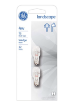 GE Landscape Replacement Bulb, 4W, T5 Bulb Type, Wedge Base, 12 Volts, Pack of 2 - £6.31 GBP